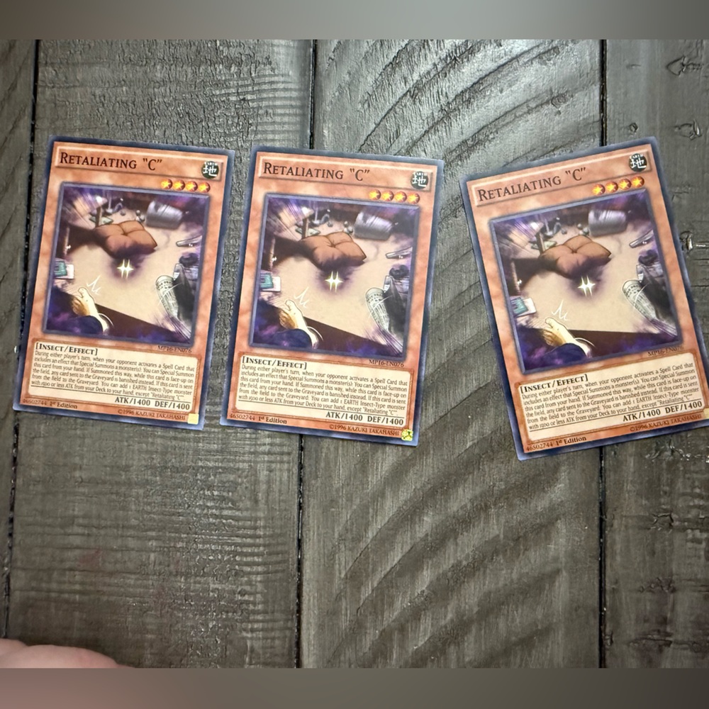 Yu-Gi-Oh! Retaliating C Cards and one flying c card set